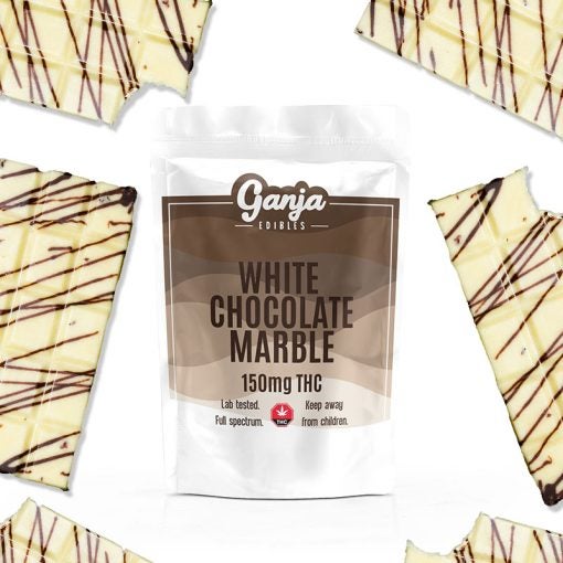 thc white chocolate marble