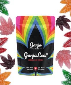Ganja Leaf Sour Gummies THC