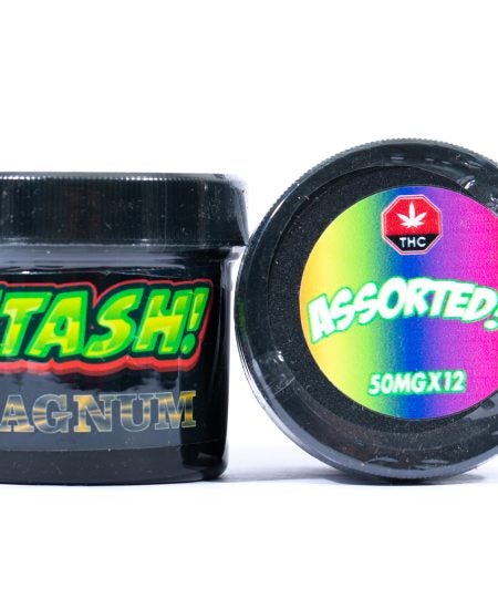 Stash! Magnum Edibles – THC Gummies 600mg (12 x 50mg)