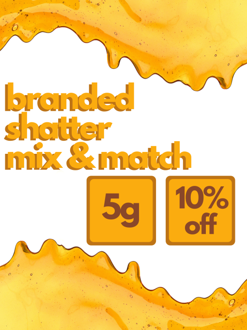 Shatter Mix Match - 5 pack branded